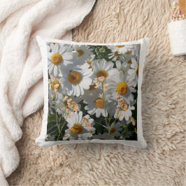 Daisy med blooming i dekorativ kudde.. kudde