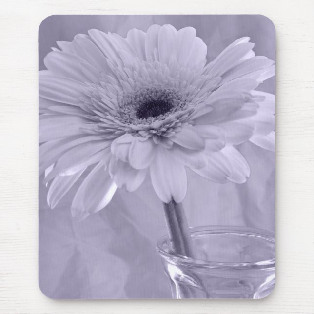 Daisy med färgton lila musmatta (Framsidan)