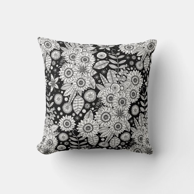 daisy mono pop kudde (Framsida)