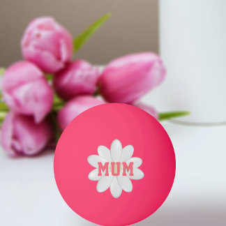 Daisy Monogram Ping Pong Boll