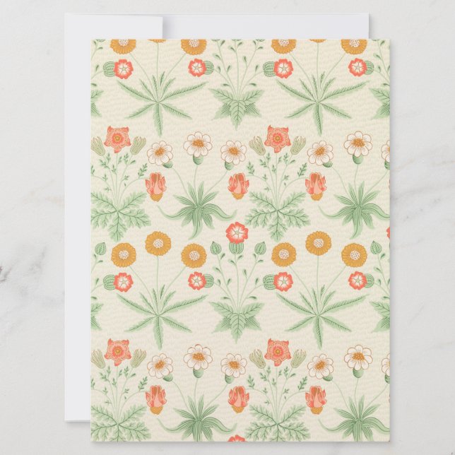 Daisy Mönster (av William Morris) Kort (Framsida)