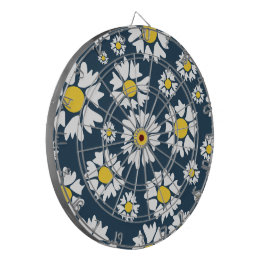 Daisy Mönster, Blommönster, vita Daisy Darttavla