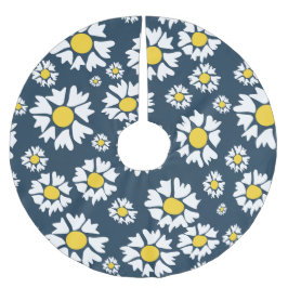 Daisy Mönster, Blommönster, vita Daisy Julgransmatta Borstad Polyester