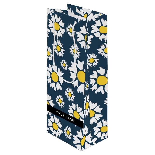 Daisy Mönster, vita Daisy, ditt namn (Framsidan Vinklad)