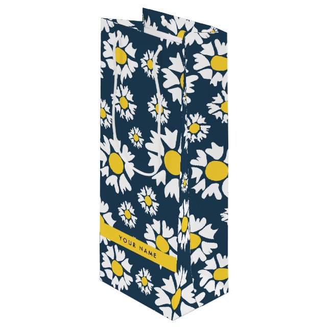 Daisy Mönster, vita Daisy, ditt namn (Framsidan Vinklad)