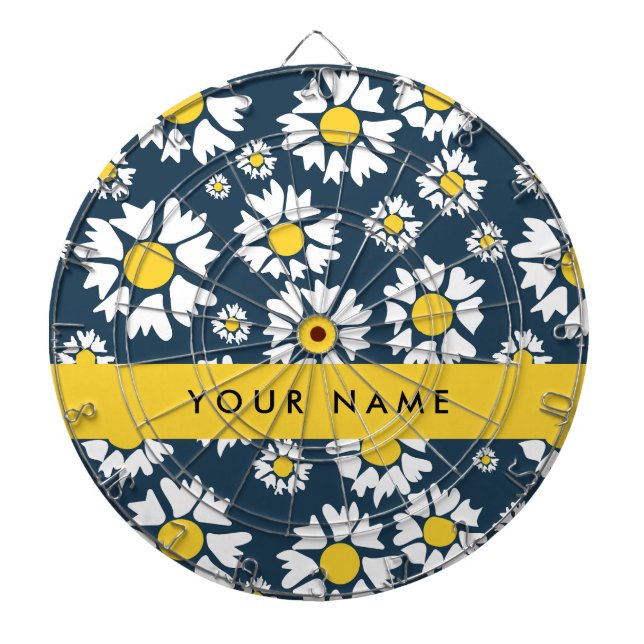 Daisy Mönster, vita Daisy, ditt namn Darttavla (Framsidan)
