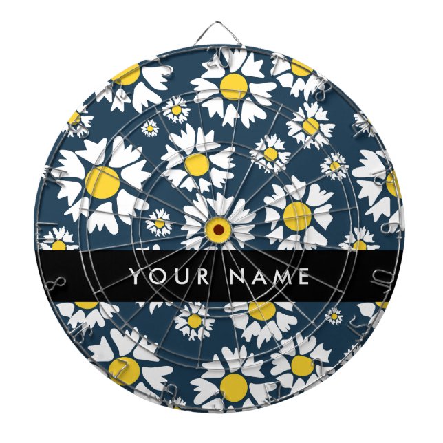 Daisy Mönster, vita Daisy, ditt namn Darttavla (Framsidan)