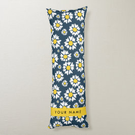 Daisy Mönster, vita Daisy, ditt namn Kroppskudde