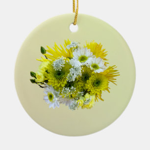 Daisy, Morsa och drottning Anne's Snöre Bouquet Julgransprydnad Keramik