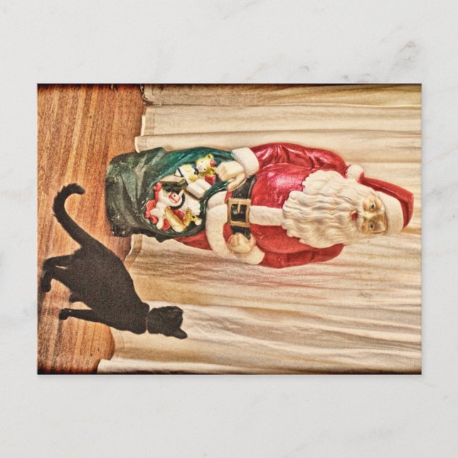 Daisy möter Santa Helg Vykort (Framsida)