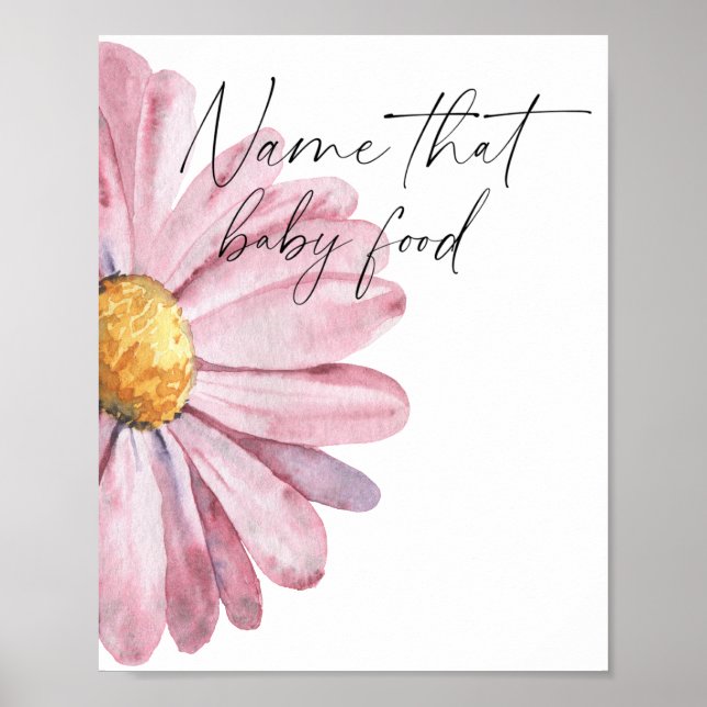 Daisy - namnge den babymaten poster (Framsidan)