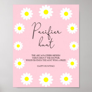 Daisy - nappar jagar babyduschspel poster