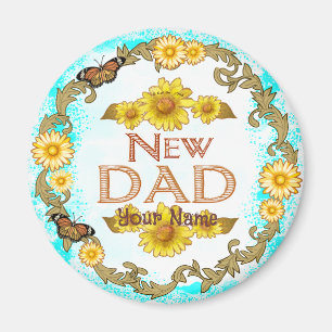 Daisy New Pappa Magnet