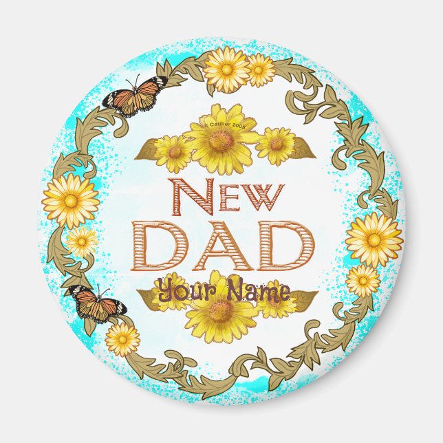 Daisy New Pappa Magnet (Framsidan)