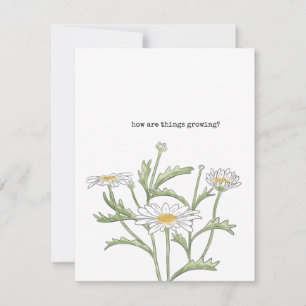 Daisy Note Card Anteckningskort