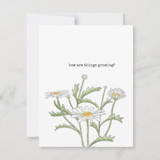 Daisy Note Card Anteckningskort
