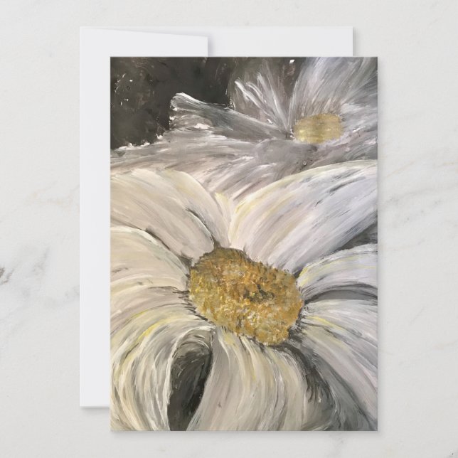 Daisy Note Card Tack Kort (Framsida)