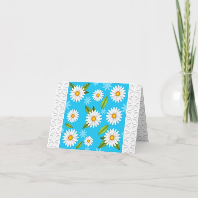 Daisy Notecard - Bless You! Tack Kort (Framsida)