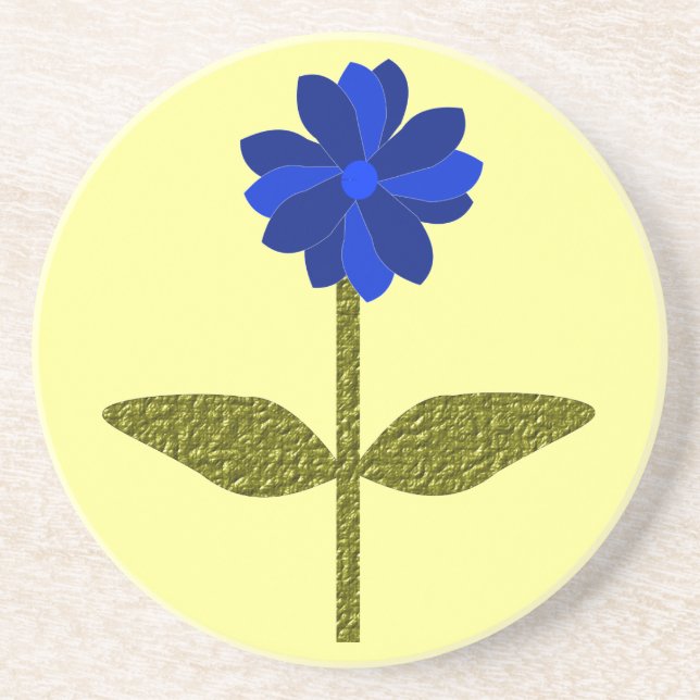 Daisy Ocean Blue Underlägg (Framsidan)