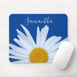 Daisy Ocean Blue White Script Musmatta