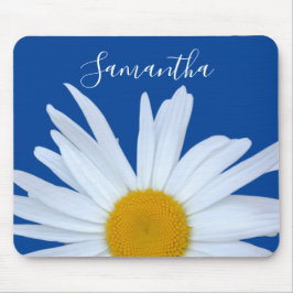 Daisy Ocean Blue White Script Musmatta