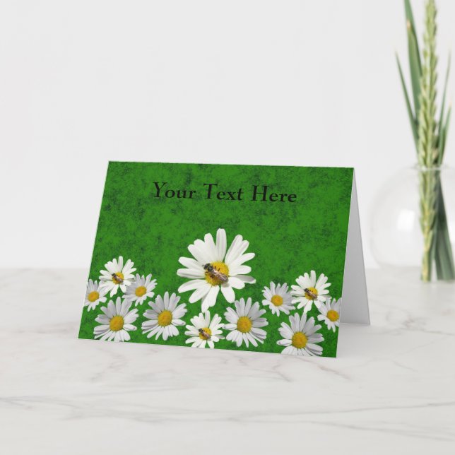 Daisy- och bimallkort kort (Framsida)