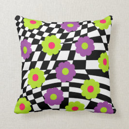 Daisy och Checkers Dekorativ kudde Mod Pillow