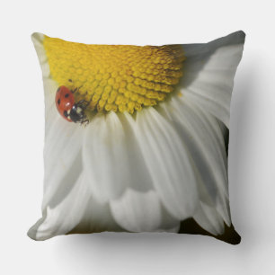 Daisy och en Ladybug Kudde