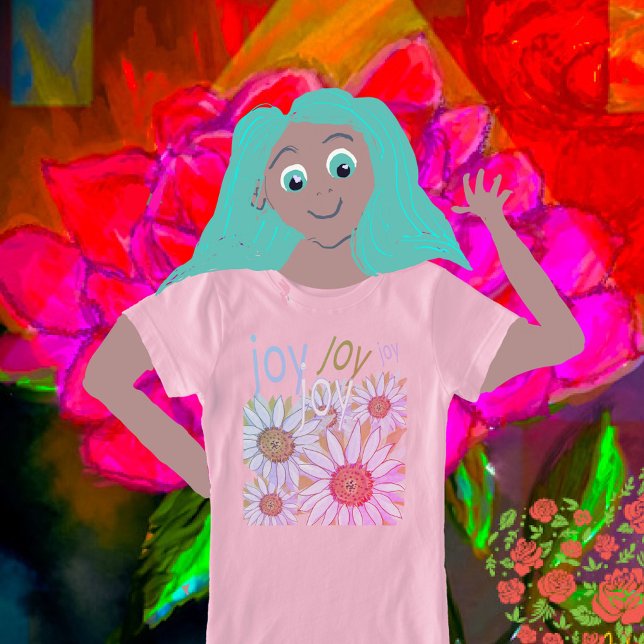 Daisy och faffodils: Blommigt Dreams of Joy T-Shir T Shirt (Skapare uppladdad)