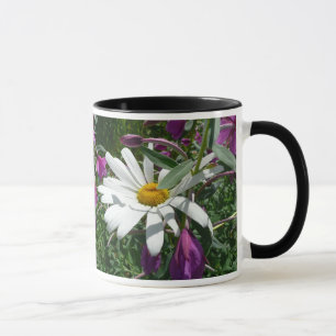 Daisy och Fireweed Wildblomma Mugg