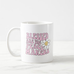 Daisy och fredsmakare Slogan Kaffemugg