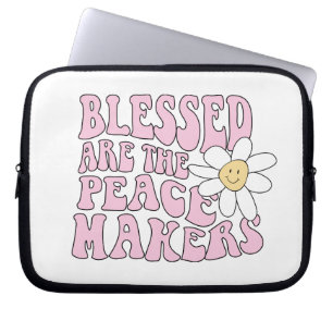 Daisy och fredsmakare Slogan Laptop Fodral