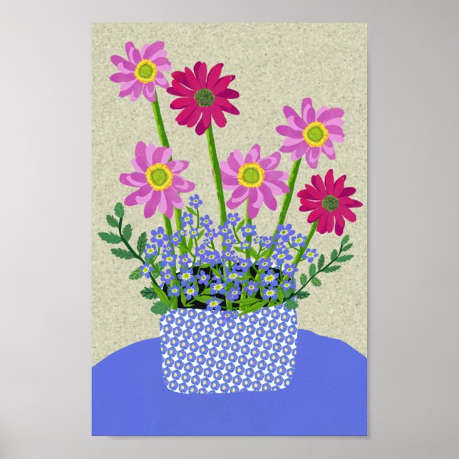 Daisy och glöm mig inte poster (Framsidan)