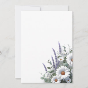 Daisy och Lavender Inbjudningar