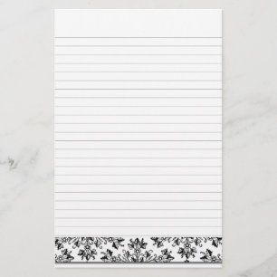 Daisy och Löv Blommigt Art Led Stationery Brevpapper