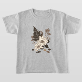 Daisy och Löv - genomskinlig på kräm. T Shirt