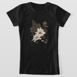 Daisy och Löv - genomskinlig på kräm. T Shirt