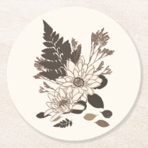 Daisy och Löv - genomskinlig på kräm.