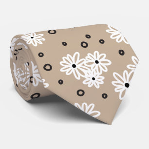 Daisy och punkter - Taupe, Black and White Slips