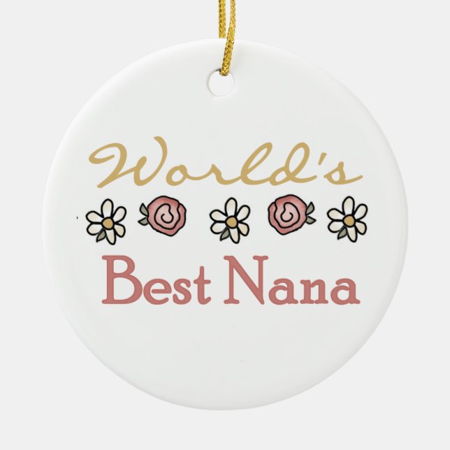 Daisy och Ro Best Nana-gåvor Julgransprydnad Keramik (Framsidan)