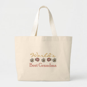 Daisy och Ro World Best Grandma Jumbo Tygkasse