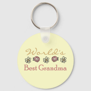 Daisy och Ro World Best Grandma Nyckelring