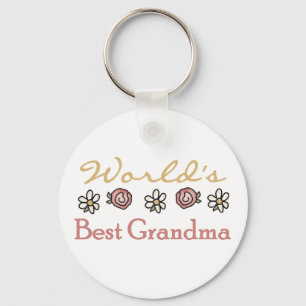 Daisy och Ro World Best Grandma Nyckelring