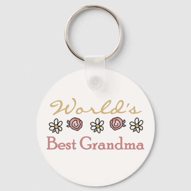 Daisy och Ro World Best Grandma Nyckelring (Framsida)