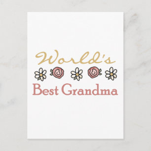 Daisy och Ro World Best Grandma Vykort