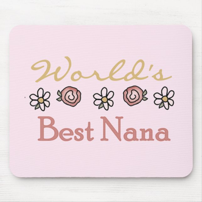 Daisy och Ro World's Best Nana Tshirts Musmatta (Framsidan)