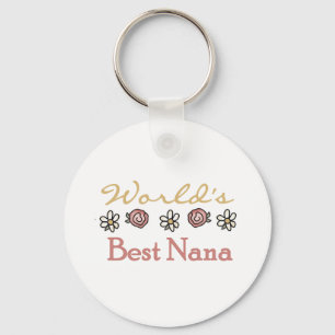 Daisy och Ro World's Best Nana Tshirts Nyckelring