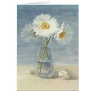 Daisy och snäckor hälsningskort