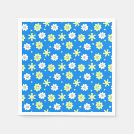 Daisy och stjärnor pappersservett