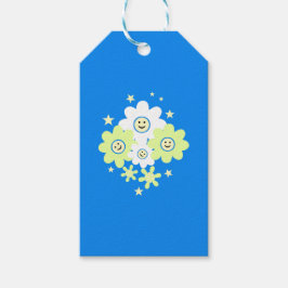 Daisy och stjärnor presentetikett